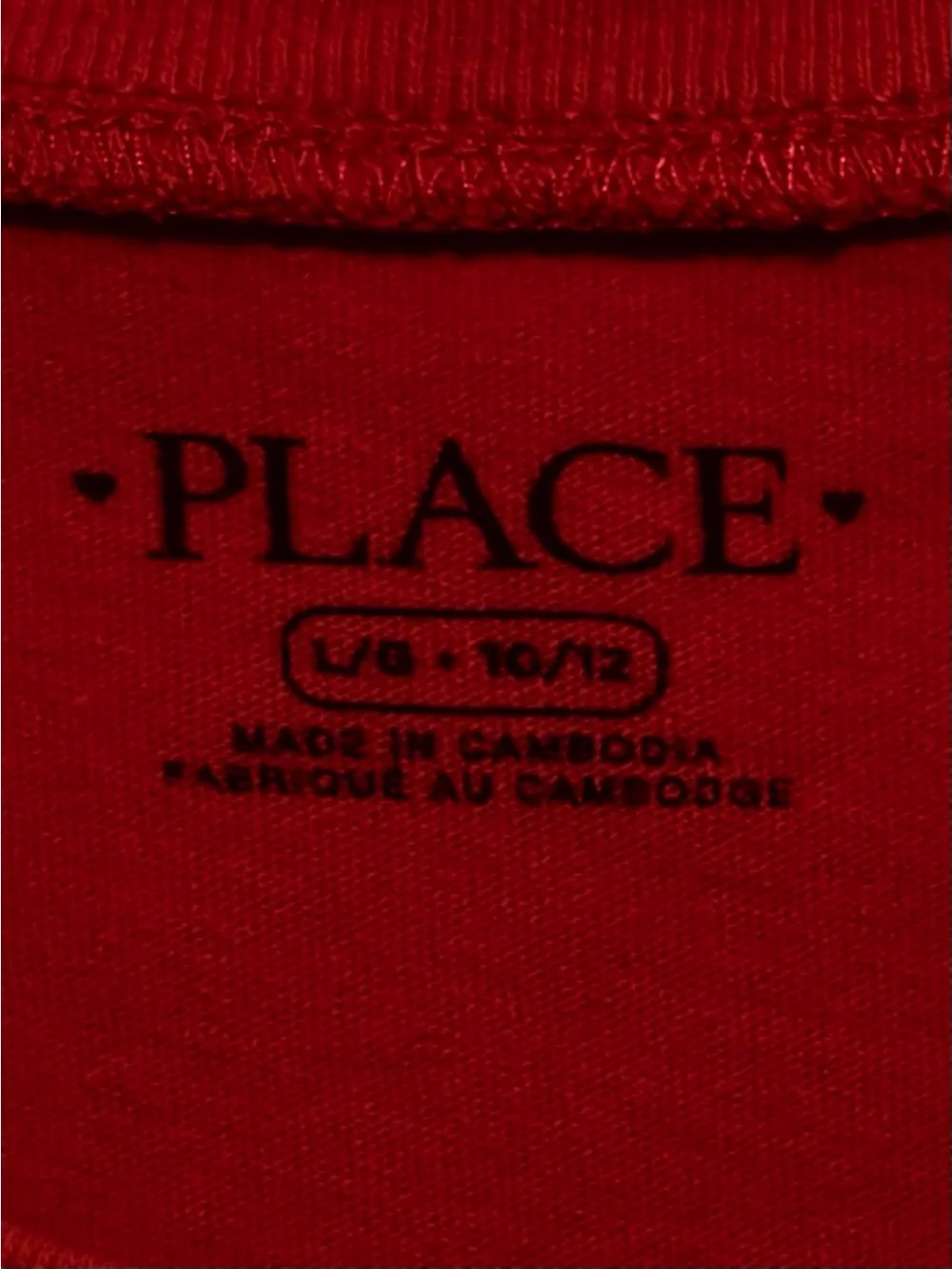The Children’s Place Red “All American Girl” Patriotic Tee Girls Large 10–12